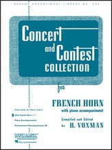 CONCERT AND CONTEST FRENCH HORN cover